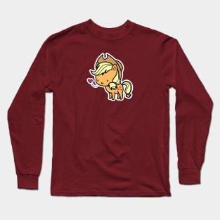 Applejack chibi Long Sleeve T-Shirt